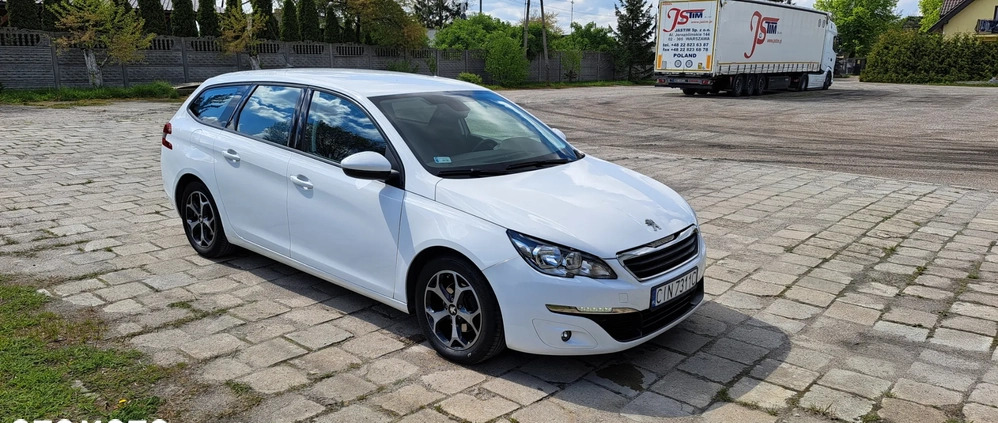 Peugeot 308 cena 43900 przebieg: 120000, rok produkcji 2017 z Inowrocław małe 301